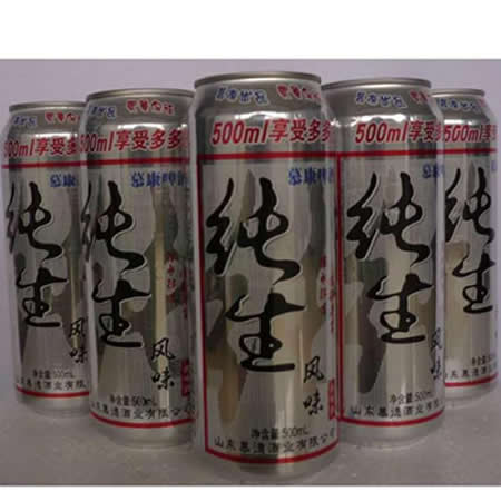 纯生风味啤酒