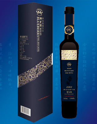 蓝莓干红酒12度