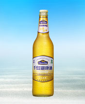 千岛湖啤酒瓶装绿色冰爽