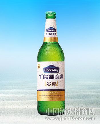 千岛湖啤酒瓶装金爽