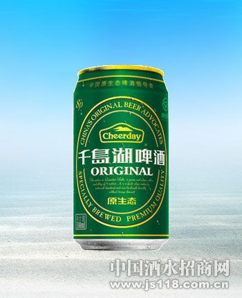千岛湖啤酒易拉罐装原生态