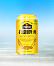 千岛湖啤酒易拉罐装