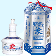 蓝色蒙古高原酒