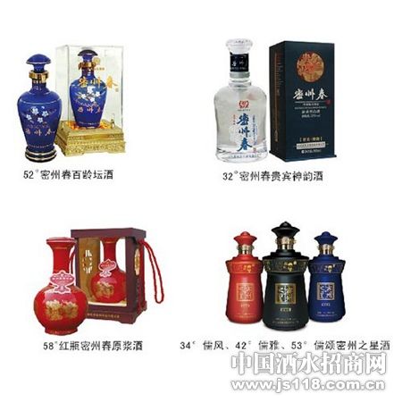 百龄坛、神韵、密州之星、红盒原浆