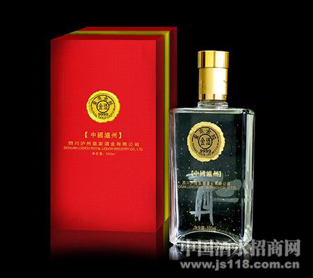 52度皇京金纯金酒