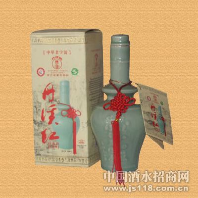 丹溪红红曲酒(青瓷大吉瓶五年了陈)