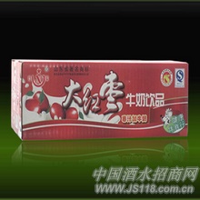 大红枣牛奶饮品
