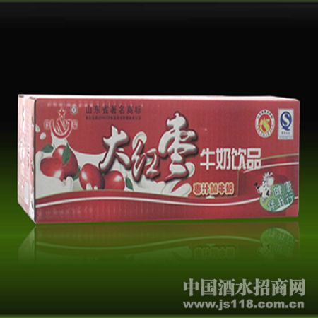 大红枣牛奶饮品