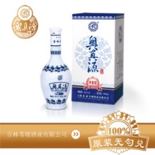 奥真源青花瓶-100%原浆无勾兑52度清香型白酒
