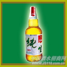 水晶纯生三泰啤酒