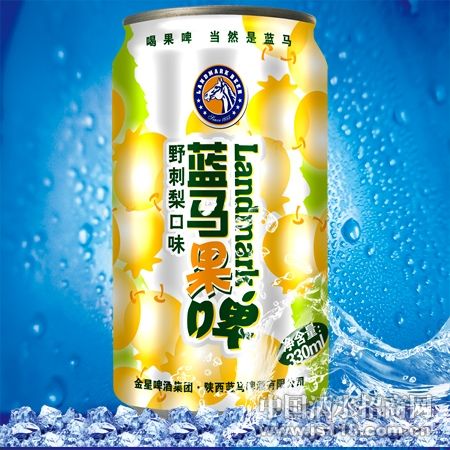蓝马果啤