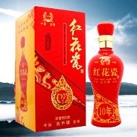 鑫井坊红花瓷10年