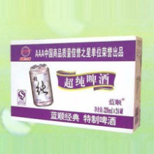 中普蓝顺经典超纯啤酒