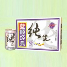 中普蓝顺经典纯生啤酒