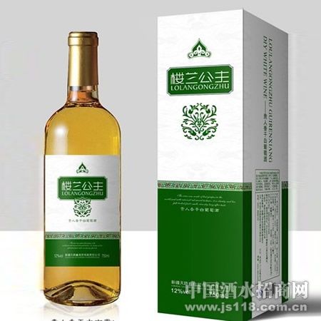 楼兰公主贵人香干白葡萄酒