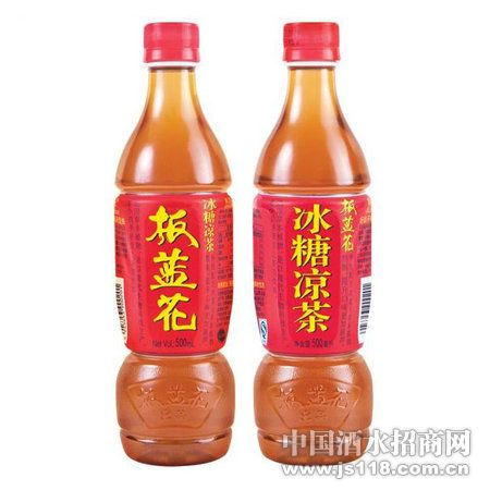 PET500ml板蓝花冰糖凉茶