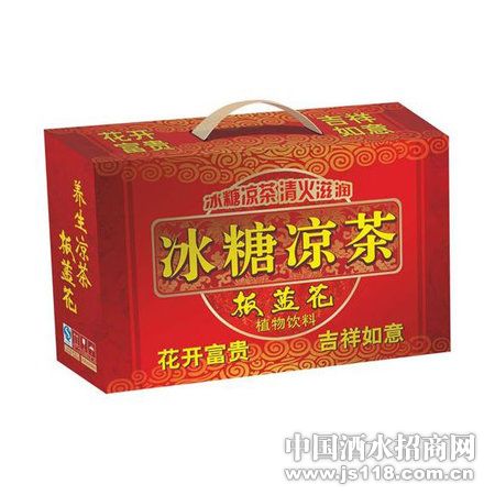 310mlx8罐装板蓝花冰糖凉茶