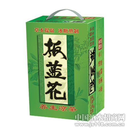 250mlX16利乐无菌纸塑板蓝花凉茶
