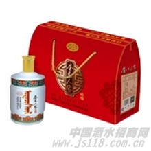 金卡红色礼盒奶酒
