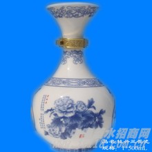 金运湖牡丹兰花瓷
