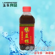 红色瓶装板蓝根植物饮料