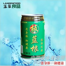板蓝根植物饮料绿罐装
