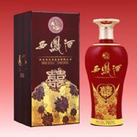 深红52度西凤酒喜
