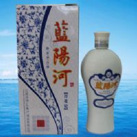 蓝阳河青花瓷