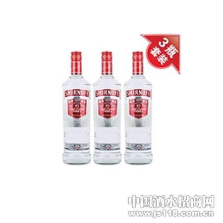 Smirno40��˹��ŵ���죩���ؼ�750ml��3ƿ��װ��