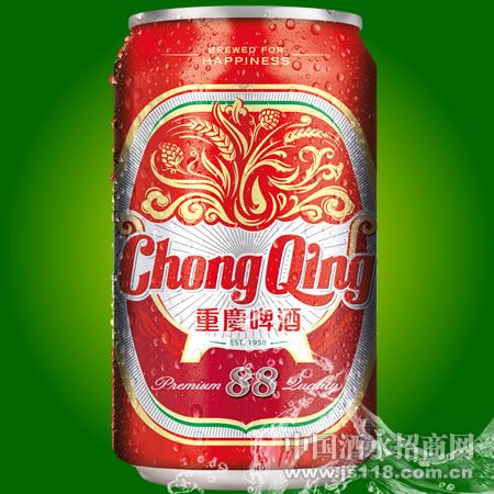 330重庆88易拉罐啤酒