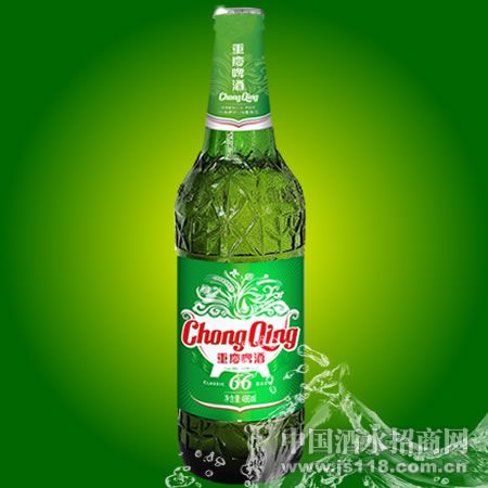 瓶装重庆66啤酒