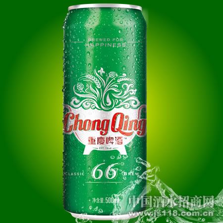 500易拉罐重庆66啤酒