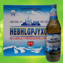 9度哈尔滨哈龙干啤600ML 1x12