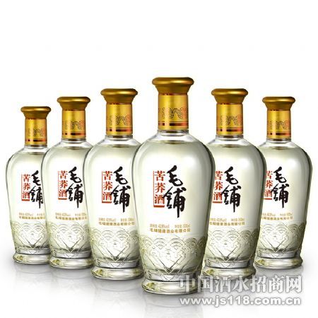 500ml 42度毛铺苦荞酒·黑荞(6瓶)
