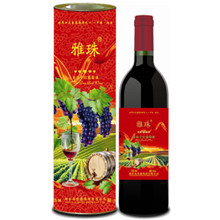 美洛干红葡萄酒圆筒
