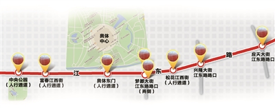 糖酒展会要搭广告牌 江东路竖了8个脚手架堵路占车道