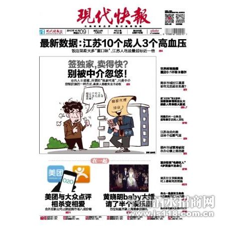 现代快报门面房招租