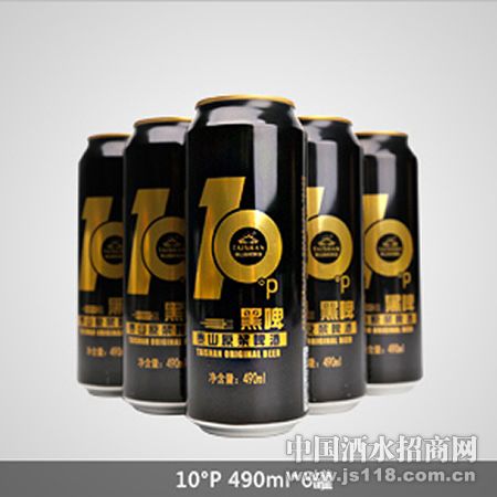 10度黑罐泰山原浆496MLx6罐