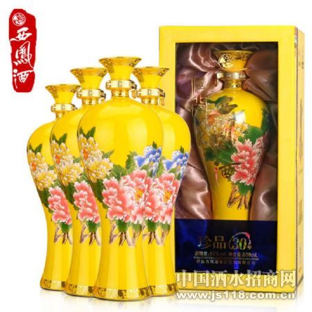 30年西凤酒国花瓷珍品