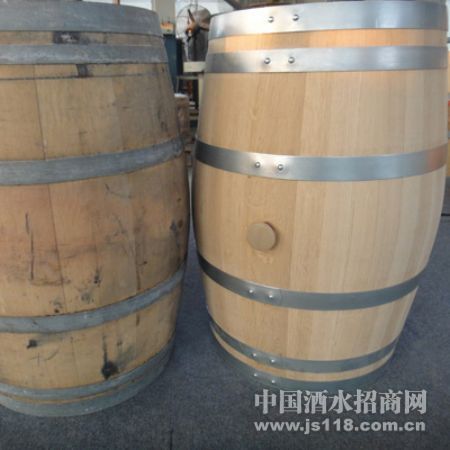 翻新前后的橡木桶