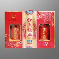 红色经典礼盒酒
