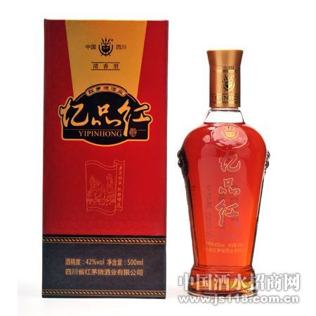 忆品红42度1x6x500ml