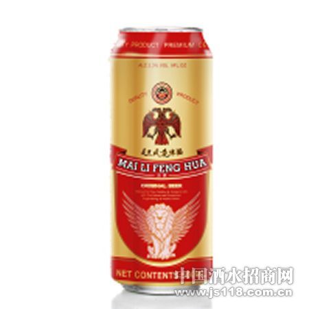 麦里风花易拉罐清爽啤酒500ml