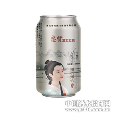 忠贤啤酒-粗罐330ML