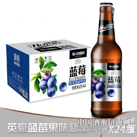 瓶装蓝莓果味精酿啤酒