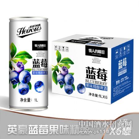 听装蓝莓果味精酿啤酒