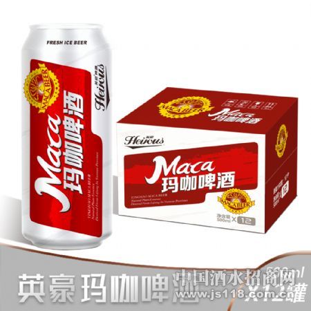 英豪罐装玛咖啤酒