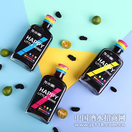 12度左小黑数据化果酒168ml