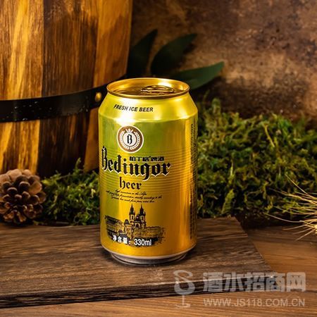柏丁格啤酒330ml罐原麦汁浓度8°P 酒精度≥2.5%vol