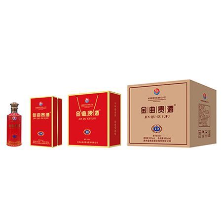 红色箱装金曲贵礼盒酒
